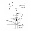 GROHE Мойка кварцевая Sink K200 (31656AP0) (31656AP0) фото 14 Aquada.com.ua