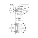 Смеситель для ванны Grohe Eurosmart Cosmopolitan (цвет - хром) (32831000) фото 11 Aquada.com.ua