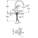 Смеситель для кухни Grohe Eurosmart (цвет - хром) (33202002) фото 11 Aquada.com.ua