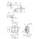 GROHE Набір для комплектації душа з Tempesta 210 Grohtherm (34727000) фото 6 Aquada.com.ua