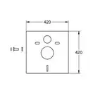 GROHE  Звукоизоляционная прокладка для унитаза (37131000) фото 6 Aquada.com.ua