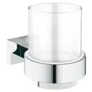 GROHE Стакан скляний з тримачем Essentials Cube  (40755001) фото 6 Aquada.com.ua