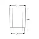 GROHE Склянка Selection Cube  (40783000) фото 8 Aquada.com.ua