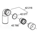 Удлинение сливной трубы для инсталляции Grohe 42766000 фото 6 Aquada.com.ua
