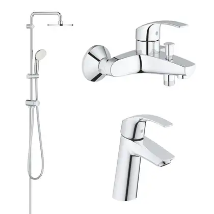 Набор смесителей Grohe Eurosmart 123389M (123389M) фото 5 Aquada.com.ua Набор смесителей Grohe Eurosmart 123389M (123389M) фото 5 Aquada.com.ua