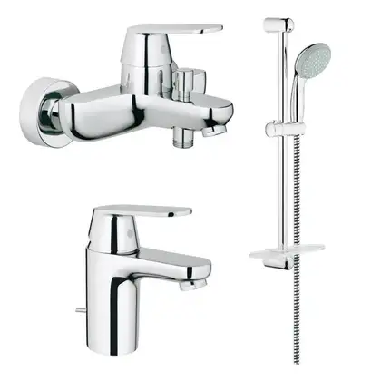 GROHE Набiр змiшувачiв Eurosmart Cosmopolitan 3 в 1, для ванни та душу (126111S) (126111S) фото 11 Aquada.com.ua GROHE Набiр змiшувачiв Eurosmart Cosmopolitan 3 в 1, для ванни та душу (126111S) (126111S) фото 11 Aquada.com.ua
