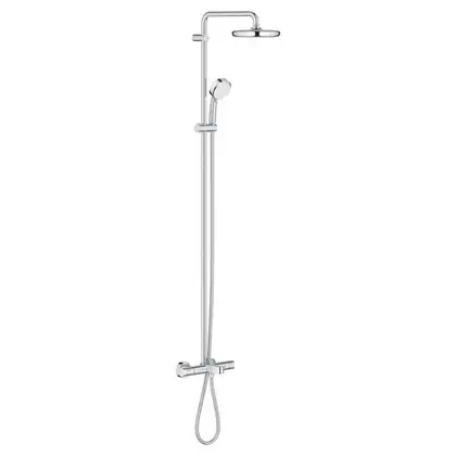 GROHE Душова система настінного монтажу з термостатом для ванни Tempesta Cosmopolitan System 210 (26223001 фото 8 Aquada.com.ua GROHE Душова система настінного монтажу з термостатом для ванни Tempesta Cosmopolitan System 210 (26223001 фото 8 Aquada.com.ua