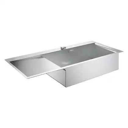 GROHE Мийка для кухні 1160 x 520 мм, 1 чаша, матова, в рівень зі стільницею (31582SD0) (31582SD0) фото 9 Aquada.com.ua GROHE Мийка для кухні 1160 x 520 мм, 1 чаша, матова, в рівень зі стільницею (31582SD0) (31582SD0) фото 9 Aquada.com.ua