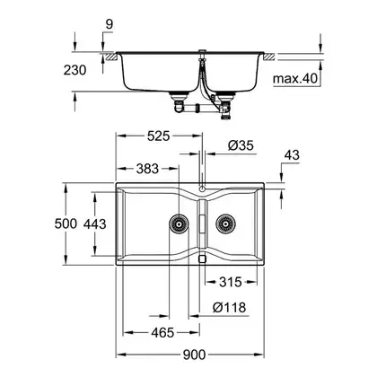 Кухонная мойка Grohe Sink K700 31658AP0 (31658AP0) фото 6 Aquada.com.ua Кухонная мойка Grohe Sink K700 31658AP0 (31658AP0) фото 6 Aquada.com.ua