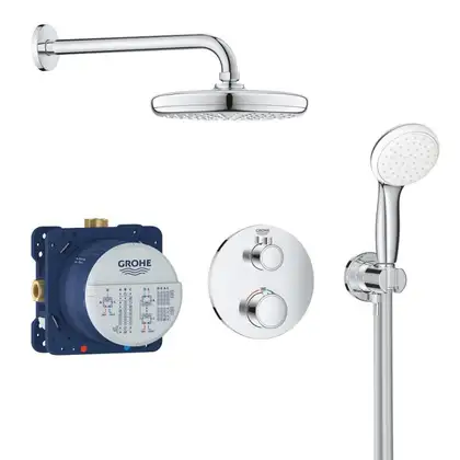 GROHE Набір для комплектації душа з Tempesta 210 Grohtherm (34727000) фото 5 Aquada.com.ua GROHE Набір для комплектації душа з Tempesta 210 Grohtherm (34727000) фото 5 Aquada.com.ua