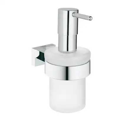 GROHE Дозатор для рідкого мила з тримачем Essentials Cube (40756001) фото 9 Aquada.com.ua GROHE Дозатор для рідкого мила з тримачем Essentials Cube (40756001) фото 9 Aquada.com.ua
