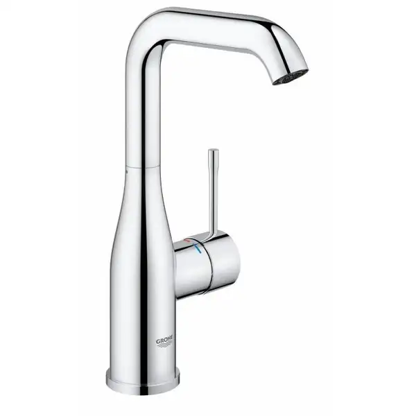 Смеситель однорычажный для раковины Grohe Essence 1/2" L-Size (цвет - хром) без донного клапана (23541001) фото 5 Aquada.com.ua Смеситель однорычажный для раковины Grohe Essence 1/2" L-Size (цвет - хром) без донного клапана (23541001) фото 5 Aquada.com.ua
