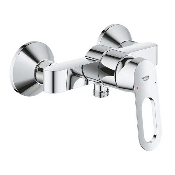 Смеситель для душа Grohe Bau Loop (цвет - хром), без донного клапана (23634000) фото 5 Aquada.com.ua