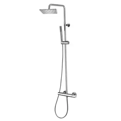 Душевая система Bossini Cosmo Squaro (цвет - хром) (L10174) фото 1 Aquada.com.ua