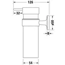 Дозатор для жидкого мыла Duravit Starck T, чёрный матовый/матовое стекло (0099354600) фото 2 Aquada.com.ua