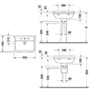 Раковина Duravit Starck 3 60х45 см (0300600000) фото 4 Aquada.com.ua