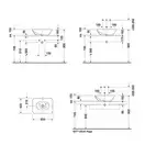 Раковина накладная на столешницу Duravit Bagnella 52 х 42 см (0334520000) фото 3 Aquada.com.ua