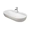 Раковина на столешницу Duravit Luv 800мм, с плоскостью для смесителя (0380800000) фото 1 Aquada.com.ua