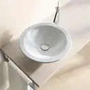 Раковина накладная на столешницу Duravit Bagnella Ø 48 см (0451480000) фото 2 Aquada.com.ua