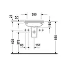 Раковина Duravit Starck 3 50х26 см (отв. для смесителя слева) (0751500009) фото 2 Aquada.com.ua