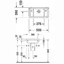 Раковина Duravit Starck 3 50х26 см (075150000) фото 4 Aquada.com.ua