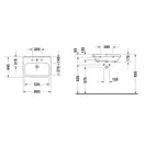 Раковина подвесная медицинская Med Duravit DuraStyle 60 х 44 см (2324600000) фото 2 Aquada.com.ua