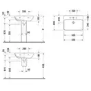 Раковина подвесная Duravit Me by Starck 65 х 49 см (2335650000) фото 2 Aquada.com.ua