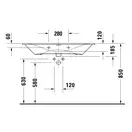 Раковина мебельная Duravit Viu 103 х 49 см (2344100000) фото 4 Aquada.com.ua