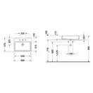 Раковина накладная на столешницу Duravit Vero Air 60 х 47 см (2352600000) фото 2 Aquada.com.ua