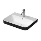 Раковина накладная на столешницу Duravit Happy D.2 Plus 60 х 46 см, белый/антрацит матовый (2360606100) фото 1 Aquada.com.ua