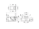 DURAVIT Унитаз подвесной с крышкой Vero Air SensoWash (2525590000+611500002000300) фото 2 Aquada.com.ua