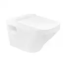 Унитаз подвесной Rimless (безободковый) Duravit DuraStyle с сиденьем Soft Close (2538090000+0063790000+0065000000) фото 1 Aquada.com.ua