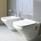 Унитаз подвесной Rimless (безободковый) Duravit DuraStyle с сиденьем Soft Close (2538090000+0063790000+0065000000) фото 2 Aquada.com.ua