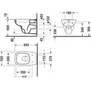 Унитаз подвесной Duravit D-Code + сиденье с крышкой (45351900A1) фото 5 Aquada.com.ua