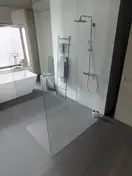 Душевой поддон 120 х 80 х 5 см Duravit Stonetto, бетон (720148180000000) фото 2 Aquada.com.ua