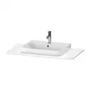 Консоль с 1 одним вырезом Duravit Happy D.2 Plus 100 х 55 см, белый глянец (HP031E02222) фото 1 Aquada.com.ua
