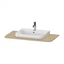 Консоль с 1 одним вырезом Duravit Happy D.2 Plus 100 х 55 см, дуб средиземноморский (HP031E07171) фото 1 Aquada.com.ua
