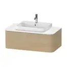 Тумбочка для подвесной консоли Duravit Happy D.2 Plus 100 х 55 см, дуб средиземноморский (HP494107171) фото 1 Aquada.com.ua