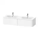 Тумбочка для подвесной консоли Duravit Happy D.2 Plus 160 х 55 см, белый глянец (HP4956B2222) фото 1 Aquada.com.ua