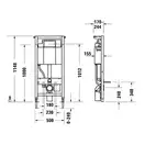 Инсталляция Duravit DuraSystem для подвесного унитаза (WD1001000000) фото 2 Aquada.com.ua