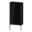 Шкафчик напольный Duravit XViu 50 x 24 х h113 см, чёрный глянцевый (XV1306LB140) фото 1 Aquada.com.ua