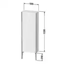 Шкафчик напольный Duravit XViu 50 x 24 х h157 см, чёрный глянцевый (XV1316LB140) фото 3 Aquada.com.ua