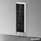 Шкафчик напольный со стеклянными дверцами Duravit XViu 40 x 24 х h157 см, белый глянцевый (XV1365LB122) фото 2 Aquada.com.ua
