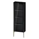 Шкафчик напольный со стеклянными дверцами Duravit XViu 50 x 24 х h157 см, чёрный глянцевый (XV1366LB140) фото 1 Aquada.com.ua