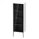 Шкафчик напольный со стеклянными дверцами Duravit XViu 50 x 36 х h157 см, белый глянцевый (XV1368LB122) фото 1 Aquada.com.ua