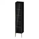 Шкафчик напольный со стеклянными дверцами Duravit XViu 40 x 36 х h201 см, чёрный глянцевый (XV1375LB140) фото 1 Aquada.com.ua