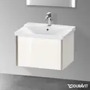 Тумба подвесная под раковину Duravit XViu 61 x 46,9 см, белый глянцевый (XV40150B122) фото 2 Aquada.com.ua