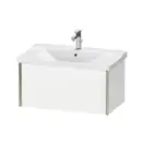Тумба подвесная под раковину Duravit XViu 81 x 46,9 см, белый глянцевый (XV40160B118) фото 1 Aquada.com.ua