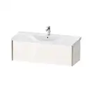 Тумба подвесная под раковину Duravit XViu 121 x 46,9 см, белый глянцевый (XV40180B122) фото 1 Aquada.com.ua
