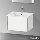 Тумба подвесная под раковину Duravit XViu 61 x 48 см, белый матовый (XV40250B118) фото 2 Aquada.com.ua